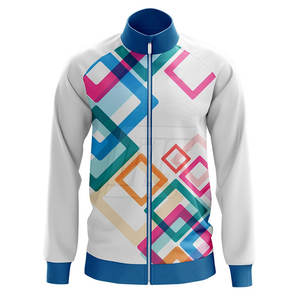 Chaqueta Deportiva Ligera con Cremallera Completa para Hombre, Chaqueta Deportiva Sublimada con Cremallera Completa para Correr, Gimnasio y Uso al Aire Libre - Product Image 2