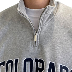 Sweat-shirt pour homme à capuche 100% coton d'hiver avec fermeture éclair en molleton français Streetwear Coupe régulière Imperméable Respirant Coupe-vent - Product Image 3