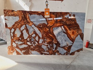 2025 feu Fantastico Onyx poli aiguisé dalles de marbre fabriquées en Turkiye Premium Grade luxe Villa décoration extérieure livre allumettes - Product Image 2