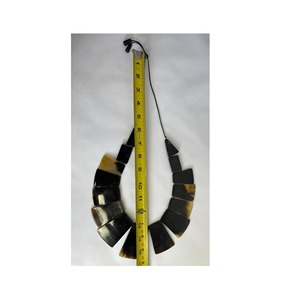 Venta caliente Javed artesanías estilo Premium pulido Natural búfalo cuerno pendiente collar Animal alta calidad Premium accesorio - Product Image 5