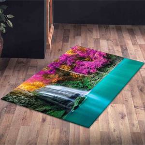 Tapis imprimé Nature View - Tapis mignons, motif vue sur le lac, pour chambre d'enfant, ferme, cuisine, tapis fin non tissé - Product Image 1