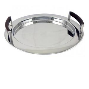 Hôtel Restaurants Traiteur Alimentaire Salade et Fruits Argent Plaqué Finition Forme De Feuille Plateau En Métal Pour La Fête De Mariage Table - Product Image 6