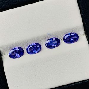 Tanzanite ronde bleue de haute qualité, zircone cubique AAA CZ, pierre précieuse pour la fabrication de bijoux avec matériau en cristal de diamant naturel - Product Image 2