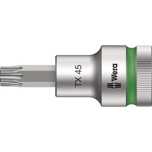WERA 8767 C HF TORX Inserto para llave de vaso T45 de 1/2 pulgada, 60 mm de longitud - Product Image 1