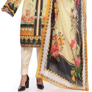 Traje Casual Pakistaní de 3 Piezas con Dupatta Estampada Digital para Mujer, Calidad Premium Personalizada - Product Image 6
