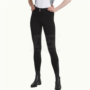 Pantalons d'équitation OEM pour femmes, taille haute, genouillères, culottes d'équitation pour femmes, jodhpurs et culottes - Product Image 1