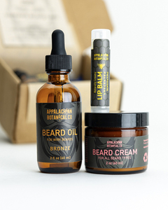 Ensemble de soins pour la barbe ABCo Bronze : Huile à barbe (2 oz) & Crème à barbe (2 oz) - Extraits botaniques & Huiles essentielles, Sans cruauté envers les animaux - Product Image 5