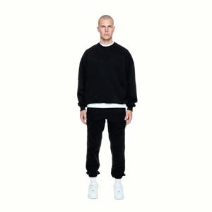Sweat à capuche court de luxe uni en coton pull-over hommes personnalisé surdimensionné Streetwear poids lourd sweats à capuche pour hommes sweats - Product Image 1