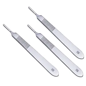 SUAVE SURGICAL INSTRUMENTS Impression de Logo Personnalisé Faire Propre Meilleur Fournisseur Poignée de Scalpel Chirurgical en Acier Inoxydable - Product Image 1