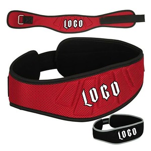 Fitness Body Building sollevamento pesi cintura personalizzazione pelle bovina protezione professionale gancio e chiusura ad anello 13 mm Unisex - Product Image 5