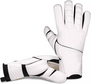 Guantes de Portero de Fútbol Profesionales de Cuero, Unisex, para Exteriores, con Logotipo Personalizado OEM y Diseño Transpirable - Product Image 2