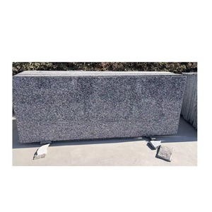 แผ่นหินแกรนิตคริสตัลสีฟ้ารูปแบบการออกแบบที่ทันสมัยแบบขัดขนาดใหญ่โครงการกระเบื้องปูพื้นสำหรับใช้ในเชิงพาณิชย์ส่งออกอินเดีย - Product Image 1