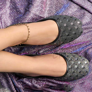 Zapatos Khussa de Piel Sintética Brillante, Elegantes y Fáciles de Poner, Antideslizantes, Impermeables y Personalizables para Mujer - Product Image 2