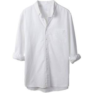 เสื้อเชิ้ตแขนยาวลายสก๊อตคลาสสิกสำหรับผู้ชายเสื้อเชิ้ตลายตารางแขนยาวมีกระเป๋าที่หน้าอก - Product Image 1