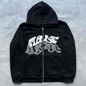 Venta al por mayor de ropa de calle Unisex personalizada 3D Puff estampado sudaderas con capucha de alta calidad para hombres transpirable Puff estampado sudaderas con capucha para hombres - Product Image 3