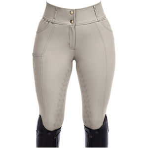 Pantalones ecuestres de calidad superior para mujer, agarre de asiento completo, ajuste elástico, ropa personalizada, pantalones de montar a caballo al por mayor - Product Image 1