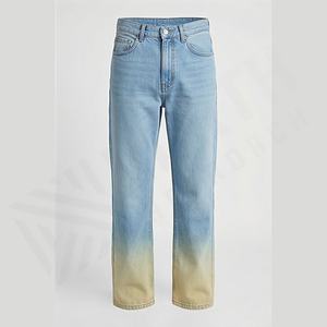 Jeans de Mezclilla Estilo Retro para Mujer, Transpirables, Lavables, Rectos, Casuales, Modernos, de Aspecto Relajado, Duraderos, Personalizados - Product Image 1