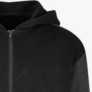 Sudadera con capucha personalizada para hombre al por mayor 2023 poliéster ligero/algodón liso teñido para invierno al mejor precio - Product Image 3
