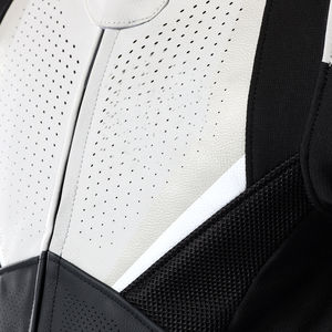 Vêtement de sport en cuir respirant en gros 2025, logo et design personnalisés, combinaison de course en deux pièces pour la moto et les courses automobiles - Product Image 6