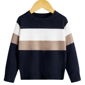 Pulls pour enfants Fournisseur de gros Fabricant de tricots en coton Pull doux et chaud pour vêtements d'hiver - Product Image 3