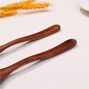 Eco-Friendly Natural Bamboo Tableware Set Includes Soup <b>Spoon</b> and Fork for Kitchen <b>Cooking</b> <b>Wood</b> Material - Product Image 5