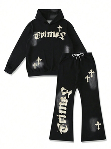 Nouvelle mode de survêtement à carreaux pour le jogging design Survêtements deux pièces pour hommes fabriqués au Pakistan pour la vente Service OEM - Product Image 2