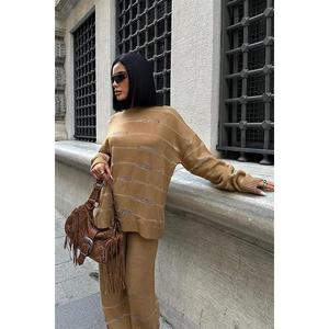 Ensemble de pulls en tricot pailleté pour femmes Ellery, collection 9970 - Product Image 1