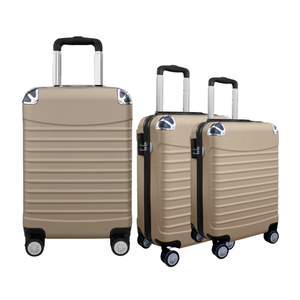 Bonne élasticité 208 Abs Hard-Shell Valise Spacieuse Intérieur Designer Valise Logo Personnalisé Vintage Valise Ensemble 3Pcs Vietnam - Product Image 1