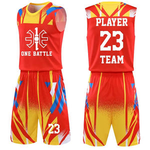 Uniformes de baloncesto al por mayor conjunto de uniformes de baloncesto conjuntos de uniformes de baloncesto reversibles para jóvenes personalizados - Product Image 4