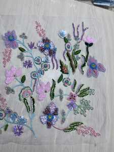 hand <b>beaded</b> embroieredy fabtic - Product Image 6