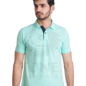 Men's Polo <b>Collar</b> <b>T</b>-<b>shirt</b> From Pique Fabric 50% Cotton 50% Polyester Reasonable Price Fast Production Lint-free Wrinkle-free - Product Image 2