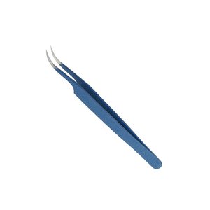 Pince à cils professionnelle antimagnétique antistatique étiquetage personnalisé outil de beauté à prise facile pointe pointue en métal en acier inoxydable - Product Image 4