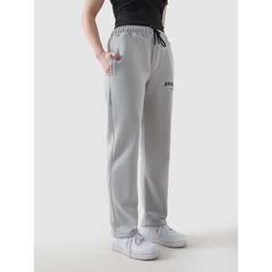 Pantalon gris ardoise pour femme, respirant, brodé, taille mi-haute, style décontracté et formel, taille XL, couleur délavée, fermeture élastique - Product Image 6