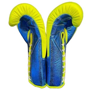 Gants d'entraînement professionnels en cuir véritable de qualité supérieure, sans boxe, sans vie, à lacets, logo et design personnalisés - Product Image 3