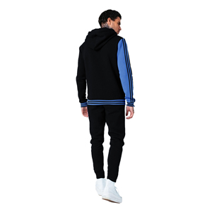 Ensembles deux pièces unis avec logo personnalisé, vente en gros de costume de jogging en molleton de coton, survêtement à capuche pour homme - Product Image 5