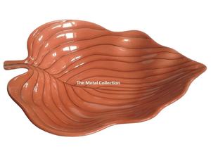 Tazón de hojas de servicio con acabado esmaltado de aluminio de diseño moderno, utensilios de cocina personalizados para el hogar, restaurante, Hotel, comedor, cuencos de hojas de Metal - Product Image 2