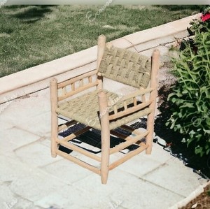 เก้าอี้รับประทานอาหารทำจากไม้ธรรมชาติหรูหราเฟอร์นิเจอร์ห้องนั่งเล่นเก้าอี้โรงแรม - Product Image 4