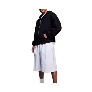 Sudadera con Capucha Extra Grande de Primera Calidad Personalizada, 400 g/m², con Dobladillo Fijo en Negro, Sudadera Extra Grande para Hombre - Product Image 5