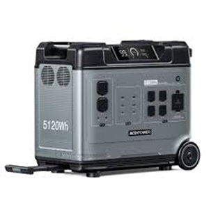 Station d'alimentation portable pour l'extérieur, neuve, 5120Wh, générateur solaire, batterie pour panneaux solaires portables - Product Image 3