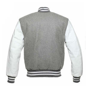 Veste universitaire respirante et coupe-vent de haute qualité pour hommes, couleur unie, option grande taille Letterman - Product Image 4