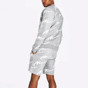 Custom <b>Men's</b> Summer Fitness Tracksuit-100% Cotton <b>T</b> <b>Shirt</b> and Mesh Shorts Set <b>Men's</b> Wear with Comfort and Style - Product Image 3