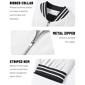 Meilleure vente de veste College Baseball pour hommes veste universitaire avec manches contrastées et patchs veste universitaire - Product Image 3