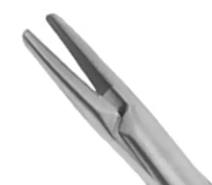 Portaagujas de acero inoxidable de alta calidad TC Matthieu Instrumento quirúrgico manual con mandíbula delicada dentada - Product Image 2