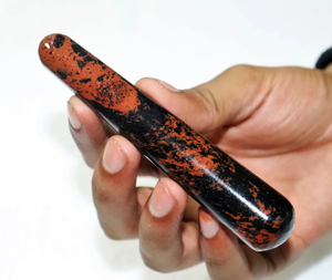 Vente en gros Obsidienne naturelle polie en acajou Baguettes de massage pour la guérison du corps en agate d'amour Baguette de massage pour la guérison acheter en Inde - Product Image 6