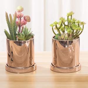 Martelé Design Jardinière Pot Balcon Décoratif De Mariage Décoration Salon Décoratif Métal Jardinière Pot De Fleur - Product Image 4