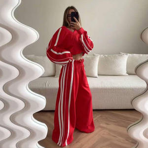 Ensemble de survêtement pour femmes, nouveaux hauts et bas, ensembles de deux pièces pour l'automne, tenues décontractées, pantalons de survêtement polyvalents, sweat-shirts à manches longues, manteaux, pantalons - Product Image 6