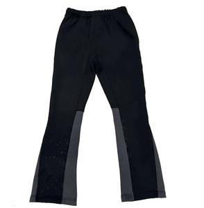 Pantalones de chándal de retales personalizados, pantalones de chándal acampanados informales para hombre, fabricantes de pantalones de chándal acampanados - Product Image 3