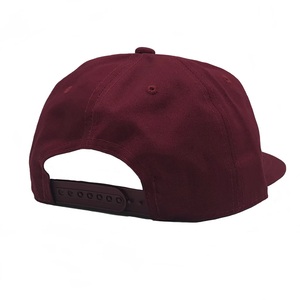 หมวกเบสบอล5แผงผ้าคอตตอนแบบเรียบมีโลโก้ออกแบบได้ตามที่ต้องการ - Product Image 2