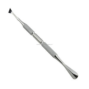Empujador de Cutículas de Doble Punta de Acero Inoxidable Reutilizable, Herramienta Profesional para Manicura y Pedicura, Herramienta de Limpieza de Uñas - Product Image 4
