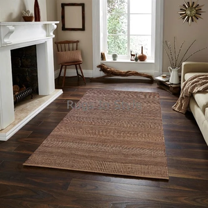 Tapis de jute écologique pour salon chambre couloir chambre hôtel et bureau hôtel tapis noué à la main tapis en gros - Product Image 1